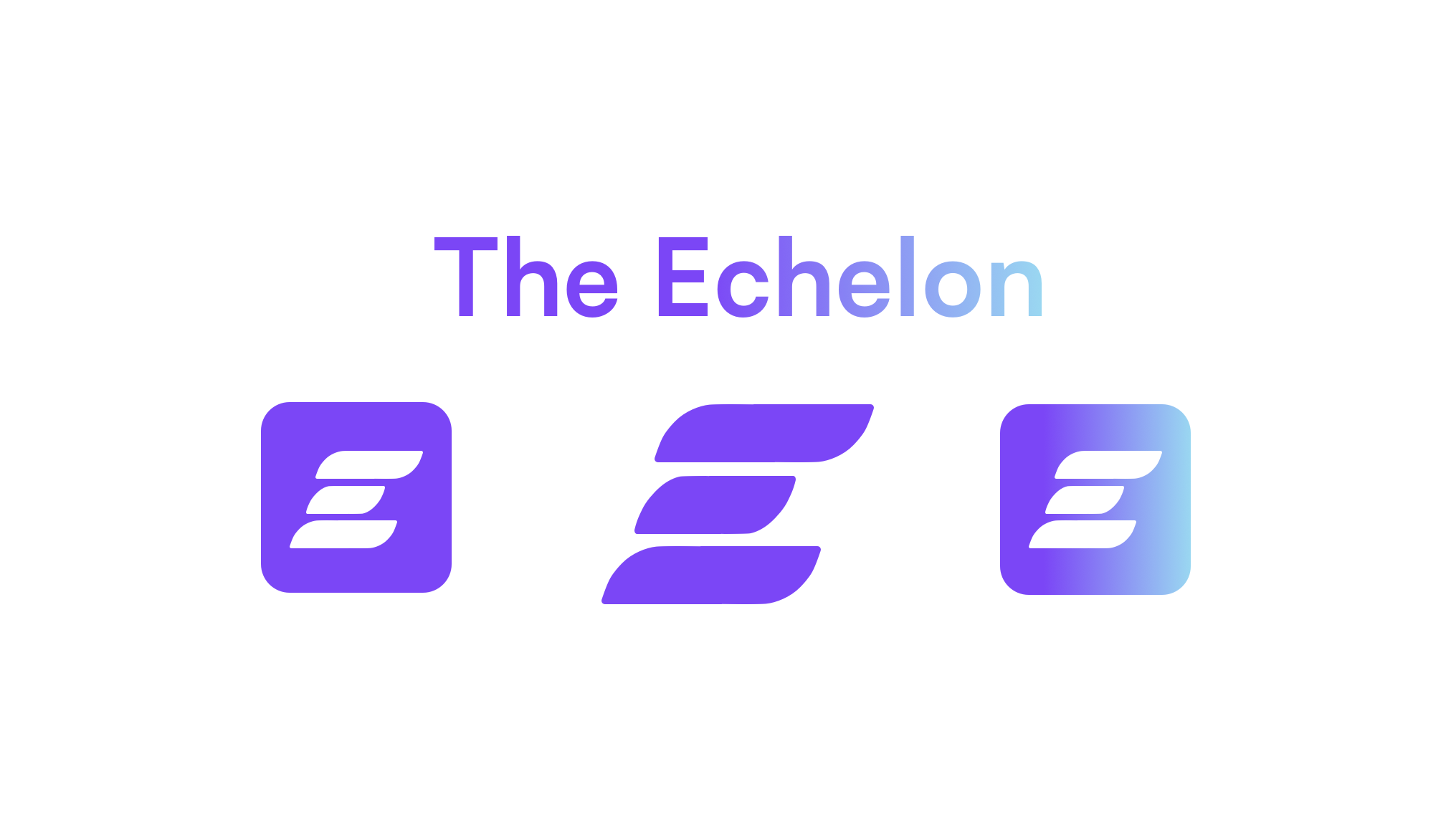Our new logo: The Echelon